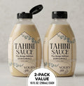 YOURS ready-to-pour tahini sauce, 2-pack, 10oz bottles.